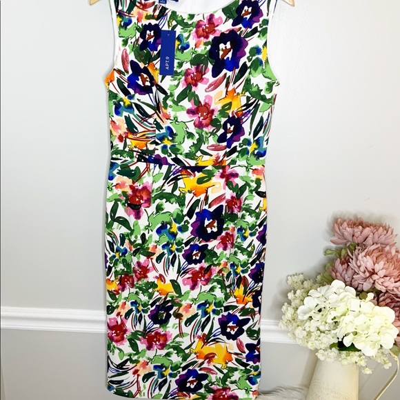 Apt. 9 Dresses & Skirts - APT. 9 Bright multicolored Sleeveless Body Dress.
